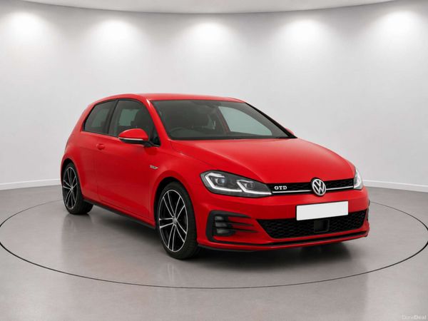 Volkswagen Golf Hatchback, Diesel, 2017, Red