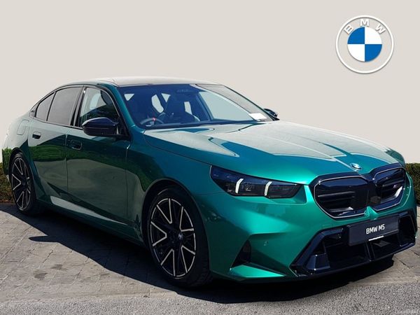 BMW M5 Saloon, Petrol Plug-in Hybrid, 2026, Green