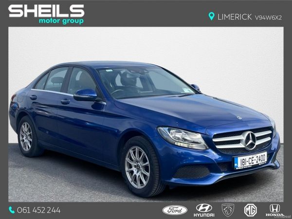 Mercedes-Benz C-Class Saloon, Petrol, 2018, Blue