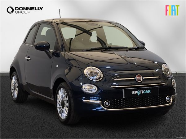 Fiat 500 Hatchback, Petrol, 2024, Blue