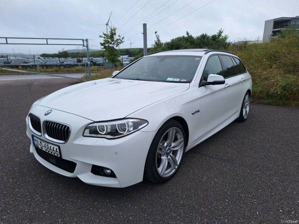 BMW 5-Series Estate, Petrol, 2012, White