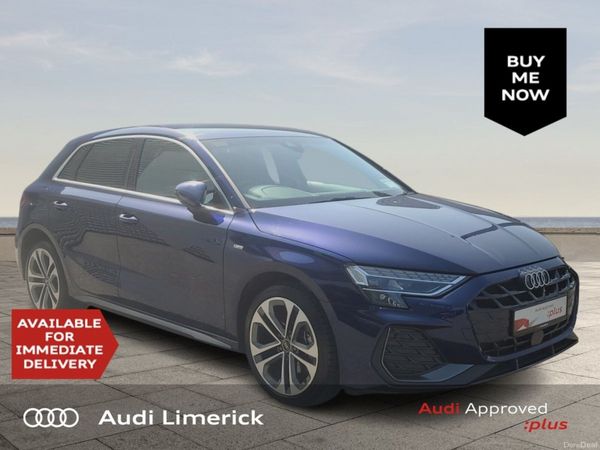 Audi A3 Hatchback, Petrol Plug-in Hybrid, 2025, Blue