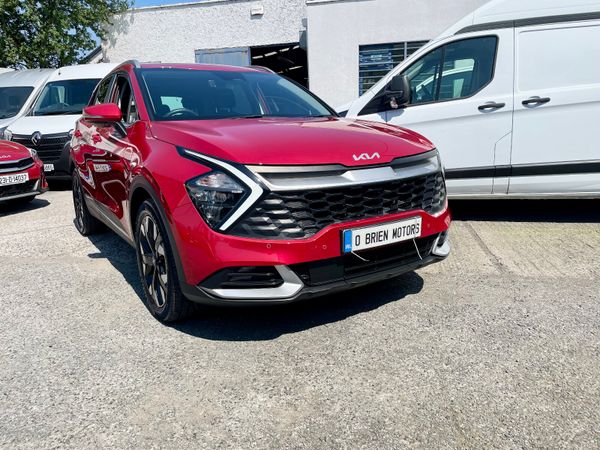 Kia Sportage SUV, Petrol Plug-in Hybrid, 2024, Red