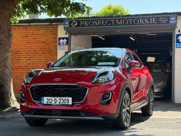 Ford Puma MPV, Petrol Hybrid, 2021, Red