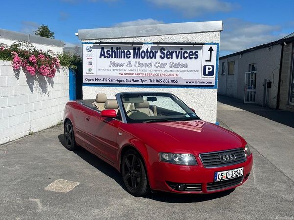 Audi A4 Convertible, Petrol, 2005, Red