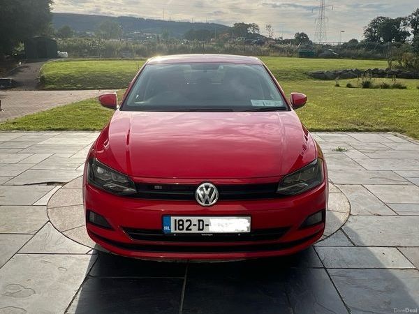 Volkswagen Polo Hatchback, Petrol, 2018, Red