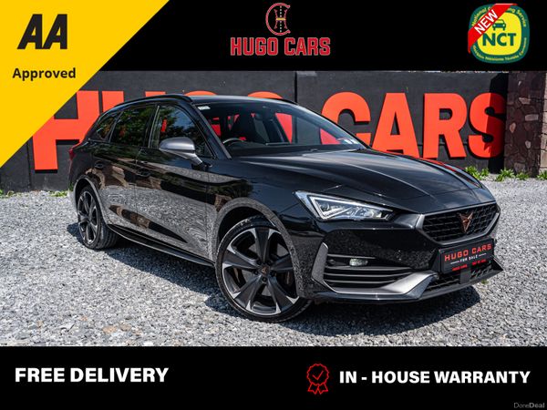 Cupra Leon Estate, Petrol Plug-in Hybrid, 2021, Black