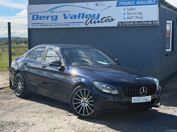 Mercedes-Benz C-Class Saloon, Diesel, 2015, Blue