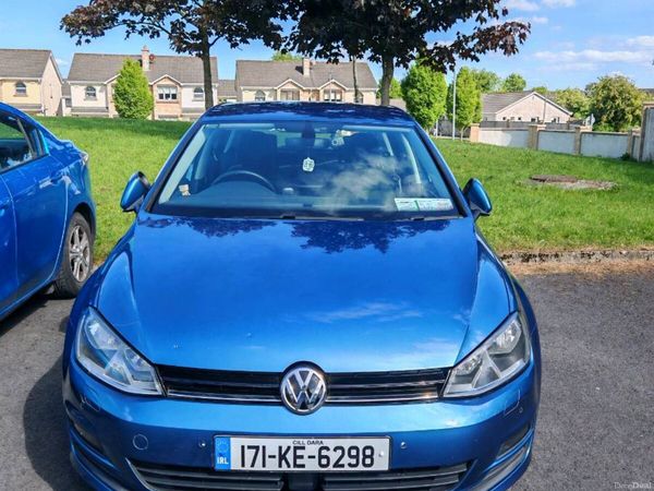 Volkswagen Golf Hatchback, Diesel, 2017, Blue