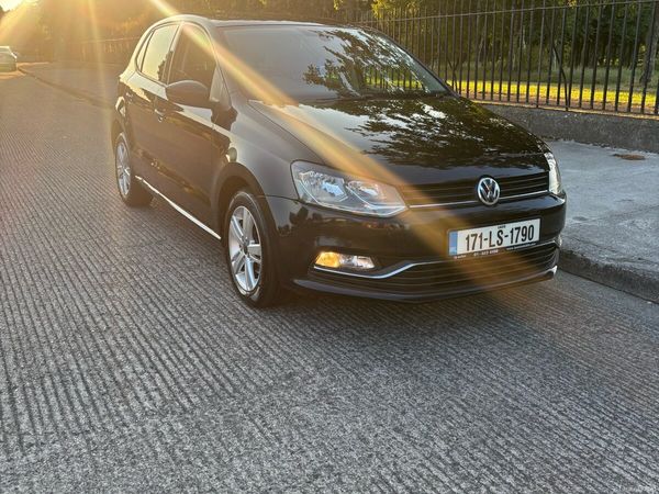 Volkswagen Polo Hatchback, Diesel, 2017, Black