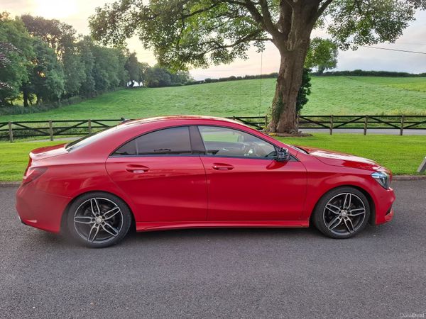 Mercedes-Benz CLA Saloon, Petrol, 2017, Red