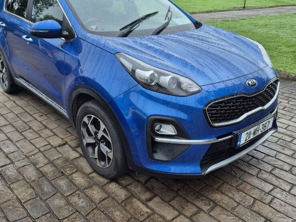 Kia Sportage SUV, Diesel Hybrid, 2021, Blue