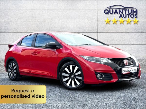 Honda Civic Hatchback, Diesel, 2016, Red