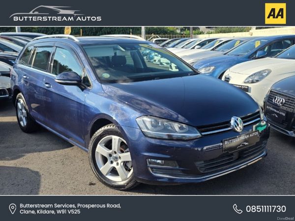 Volkswagen Golf Estate, Petrol, 2014, Blue