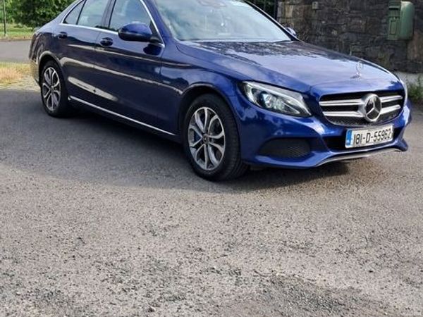 Mercedes-Benz C-Class Saloon, Petrol Plug-in Hybrid, 2018, Blue