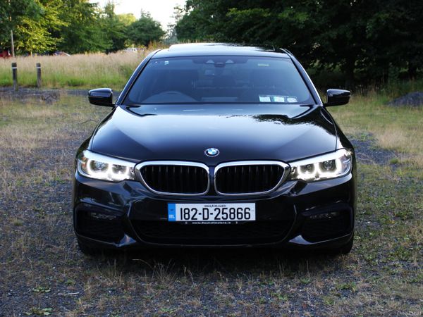 BMW 5-Series Saloon, Petrol Plug-in Hybrid, 2018, Black
