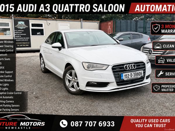 Audi A3 Saloon, Petrol, 2015, White