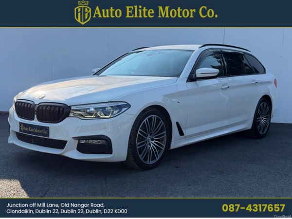 BMW 5-Series Estate, Diesel, 2018, White