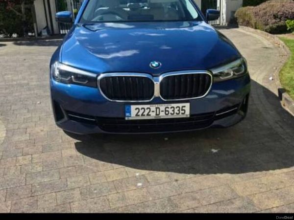 BMW 5-Series Saloon, Diesel, 2022, Blue