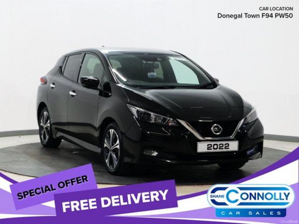 Nissan Leaf Hatchback, Electric, 2022, Black