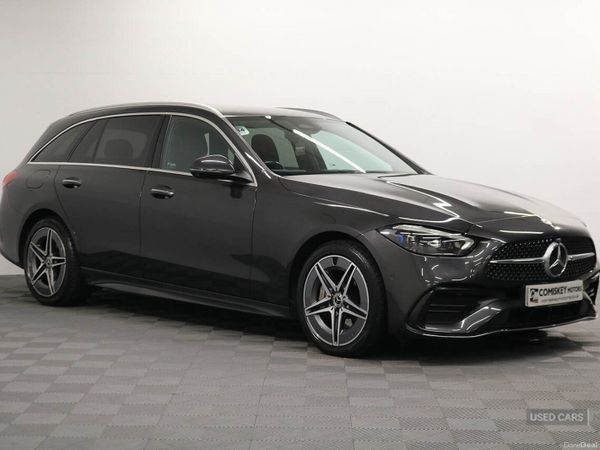 Mercedes-Benz C-Class Estate, Petrol Hybrid, 2023, Grey