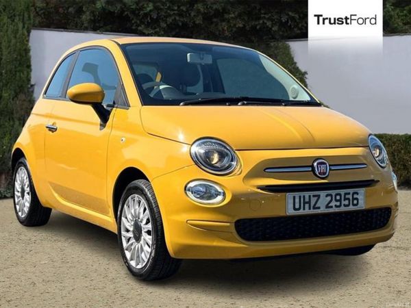 Fiat 500 Hatchback, Petrol, 2016, Yellow