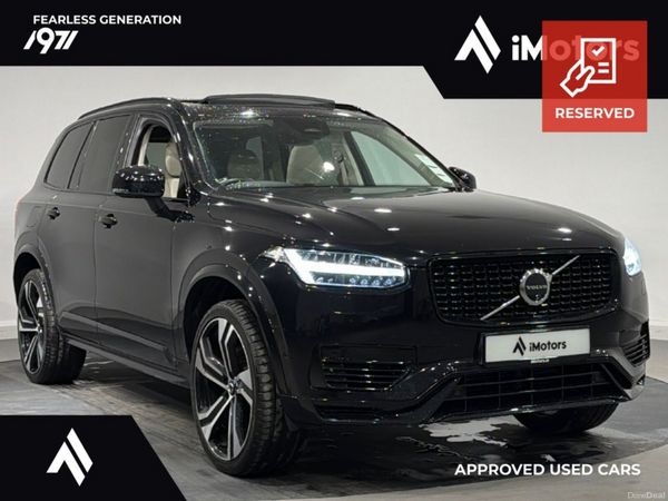 Volvo XC90 SUV, Petrol Plug-in Hybrid, 2023, Black