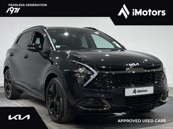 Kia Sportage SUV, Petrol Plug-in Hybrid, 2024, Black