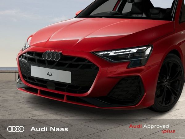 Audi A3 Saloon, Petrol, 2026, Red