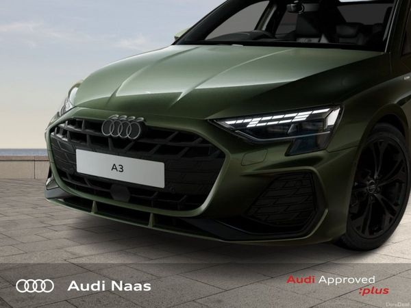 Audi A3 Saloon, Petrol, 2026, Green