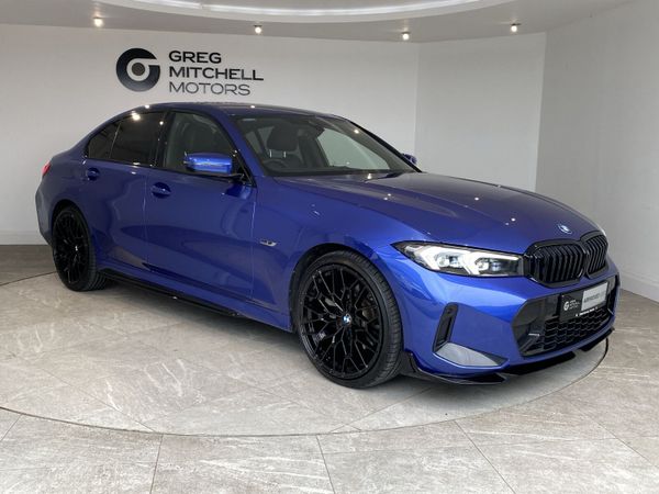 BMW 3-Series Saloon, Petrol Hybrid, 2023, Blue