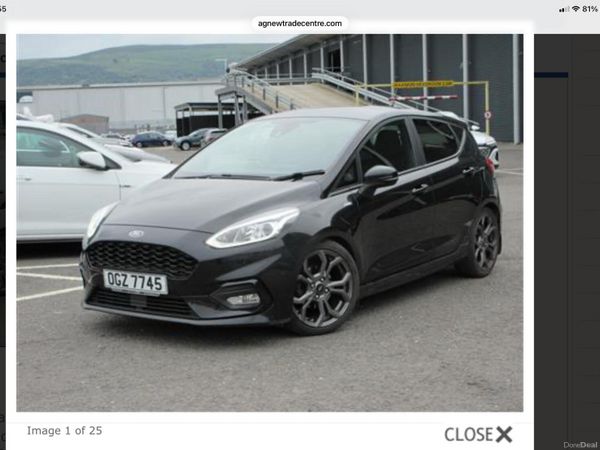 Ford Fiesta Hatchback, Petrol, 2019, Black