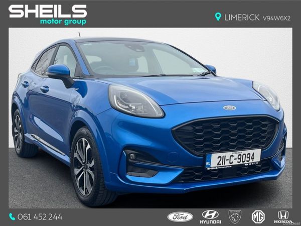 Ford Puma MPV, Petrol Hybrid, 2021, Blue