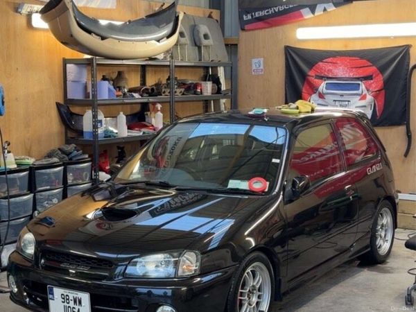 Toyota Starlet Hatchback, Petrol, 1998, Black