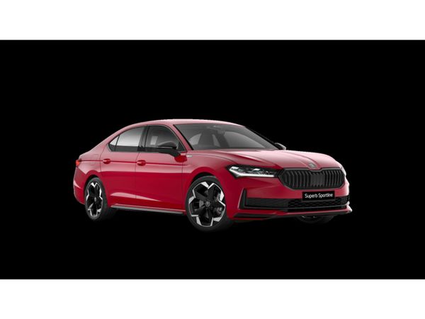 Skoda Superb Hatchback, Petrol Plug-in Hybrid, 2026, Red