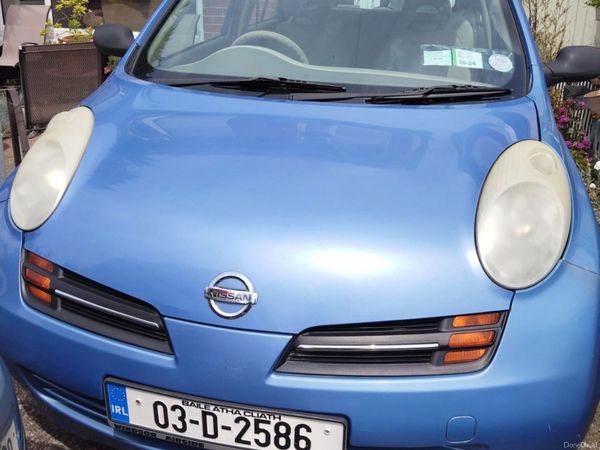 Nissan Micra Hatchback, Petrol, 2003, Blue