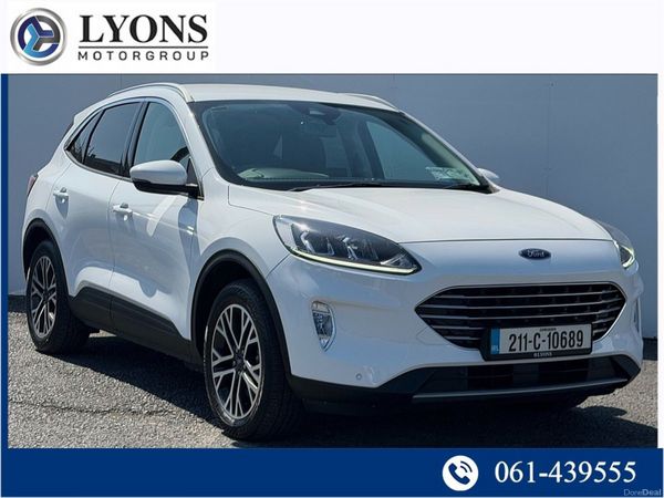 Ford Kuga SUV, Petrol Hybrid, 2021, White