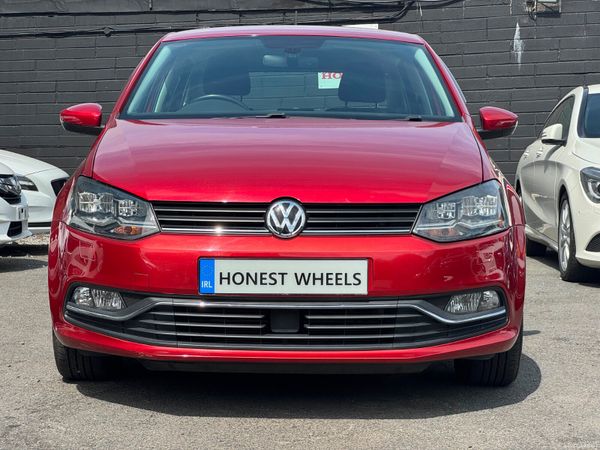 Volkswagen Polo Hatchback, Petrol, 2017, Red