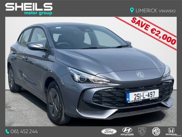 MG MG3 Hatchback, Petrol Hybrid, 2025, Grey