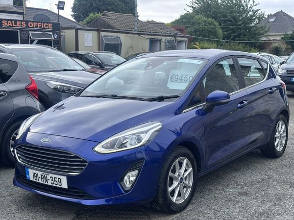 Ford Fiesta Hatchback, Petrol, 2018, Blue