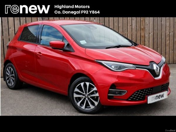Renault Zoe Hatchback, Electric, 2022, Red
