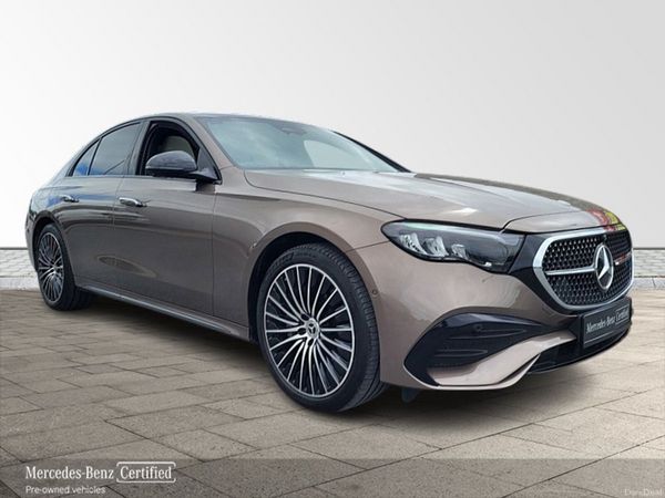 Mercedes-Benz E-Class Saloon, Diesel Plug-in Hybrid, 2024, Brown
