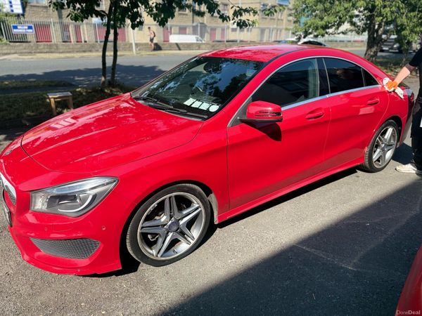 Mercedes-Benz CLA Saloon, Petrol, 2014, Red