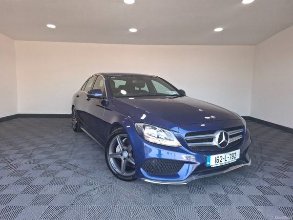 Mercedes-Benz C-Class Saloon, Diesel, 2016, Blue