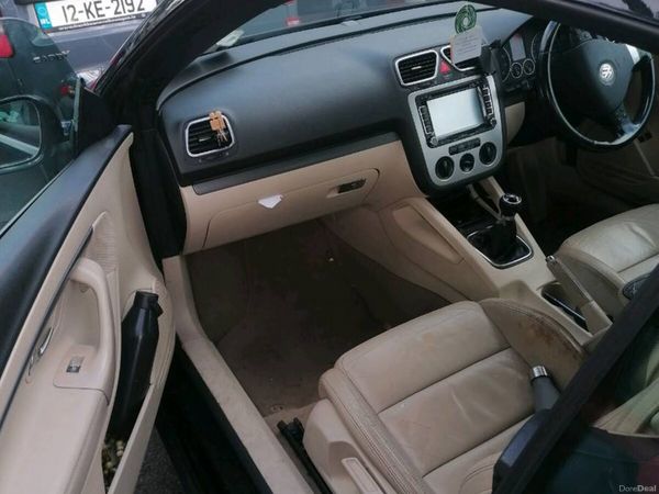 Volkswagen Eos Convertible, Petrol, 2007, Black