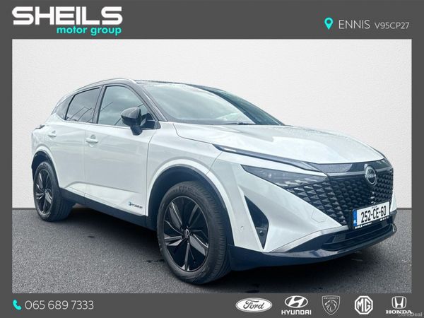 Nissan Qashqai MPV, Petrol Hybrid, 2025, White