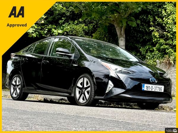Toyota Prius Hatchback, Petrol Hybrid, 2018, Black