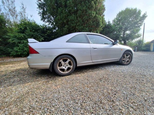 Honda Civic Coupe, Petrol, 2002, Silver