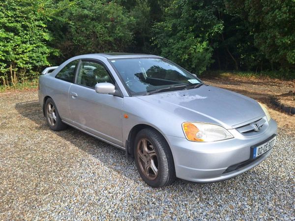Honda Civic Coupe, Petrol, 2002, Silver