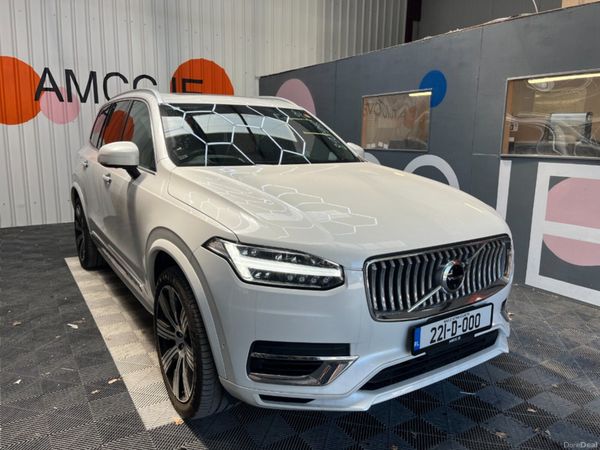 Volvo XC90 SUV, Petrol Plug-in Hybrid, 2022, White